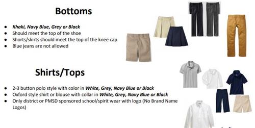 bottoms and shirts 